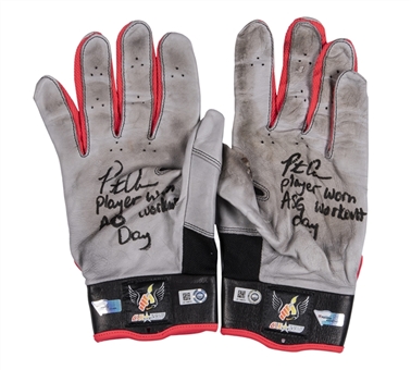 2019 Pete Alonso Game Used & Signed Batting Gloves From All-Star Game Workout Day - Rookie HR Record Breaking Season(Fanatics)